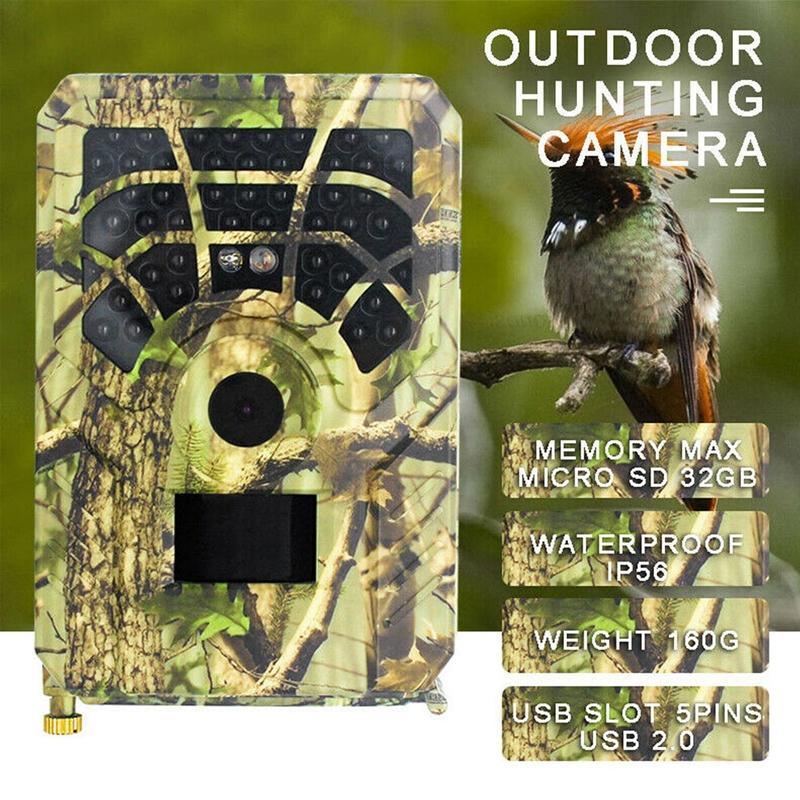 720P Infrared Night Vision Wildlife Camera | 120° Wide Angle
