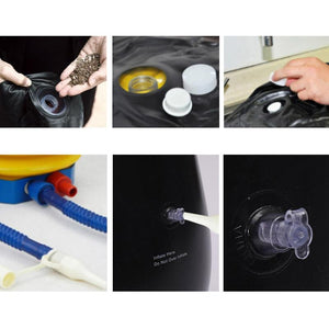 1.5M Vertical Inflatable Punching Bag for Kids | Thickened Tumbler Vent Boxing Column