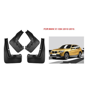 For BMW X1 E84 2010-2015 | 4 Pcs / Set Car Auto Soft Plastic Splash Flaps Fender Guard