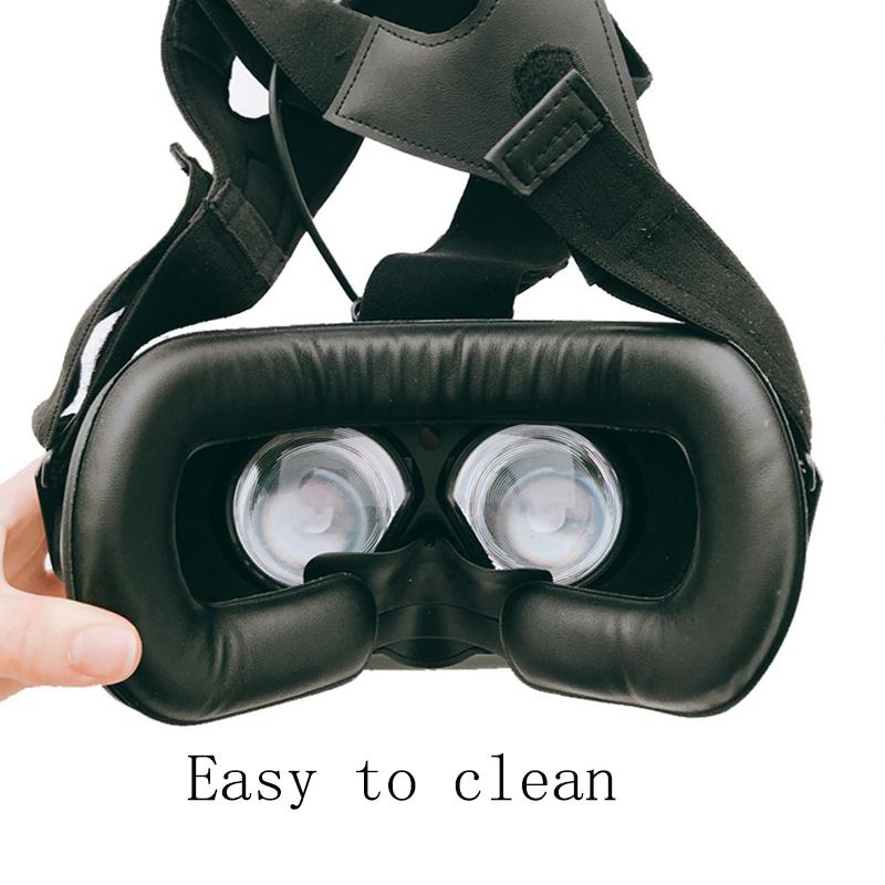 2-pack Leather Eye Masks for HTC Vive VR Headset | Thick 2Cm