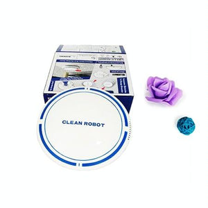 Intelligent 2-in-1 Rechargeable Floor Sweeping Robot Vacuum | Black