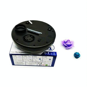 Intelligent 2-in-1 Rechargeable Floor Sweeping Robot Vacuum | Black