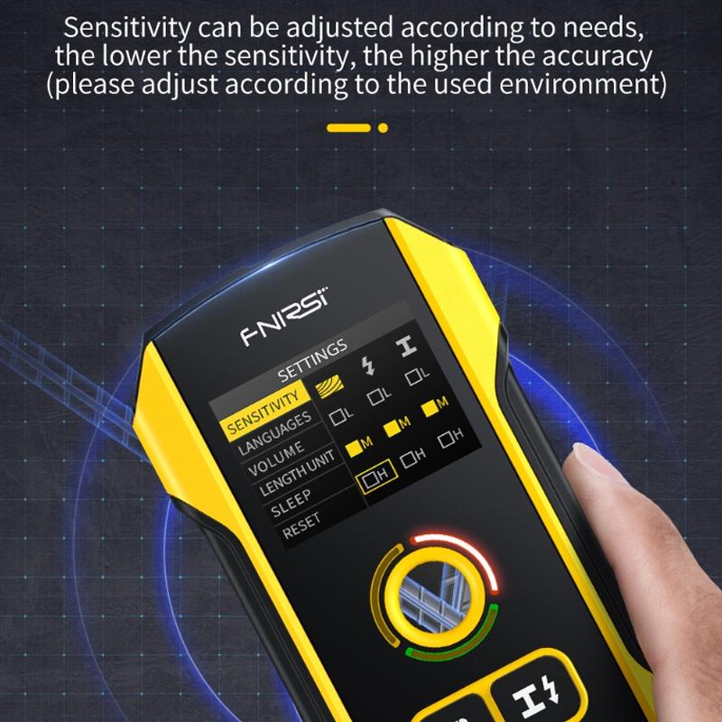 Wall Wire & Rebar Detector | Multifunctional Stud Finder & Scanner