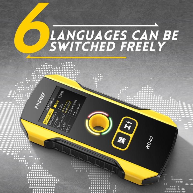 Wall Wire & Rebar Detector | Multifunctional Stud Finder & Scanner