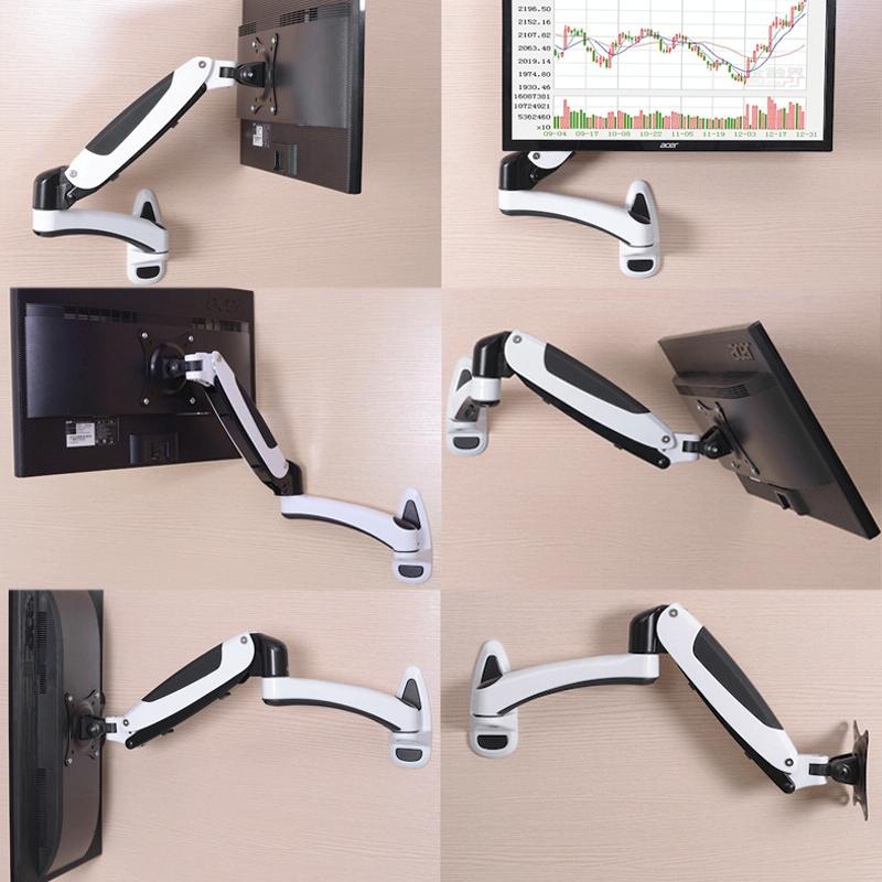 Gas Spring Wall-Mounted Monitor Stand | Factory Design