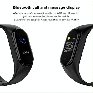 Waterproof Bluetooth Smart Watch | HR / BP Monitoring | Colour Screen | Black