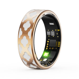 Smart Ring | Heart Rate | Blood Oxygen | Sleep Monitoring | Multiple Sports Modes | Rose Gold | Size 13