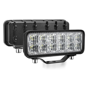 14W | 9-30V | 6 Inch Waterproof Car Work Headlight | Includes Wire Set