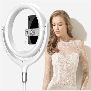 12 Inch Desktop Fill Light Beauty Bracket for Landing Headlights | White