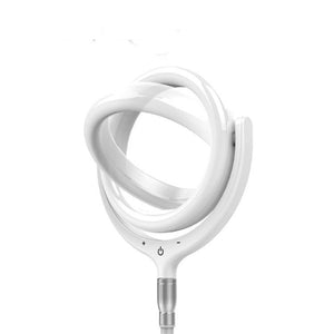 12 Inch Desktop Fill Light Beauty Bracket for Landing Headlights | White