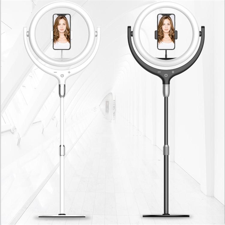 12 Inch Desktop Fill Light Beauty Bracket for Landing Headlights | White