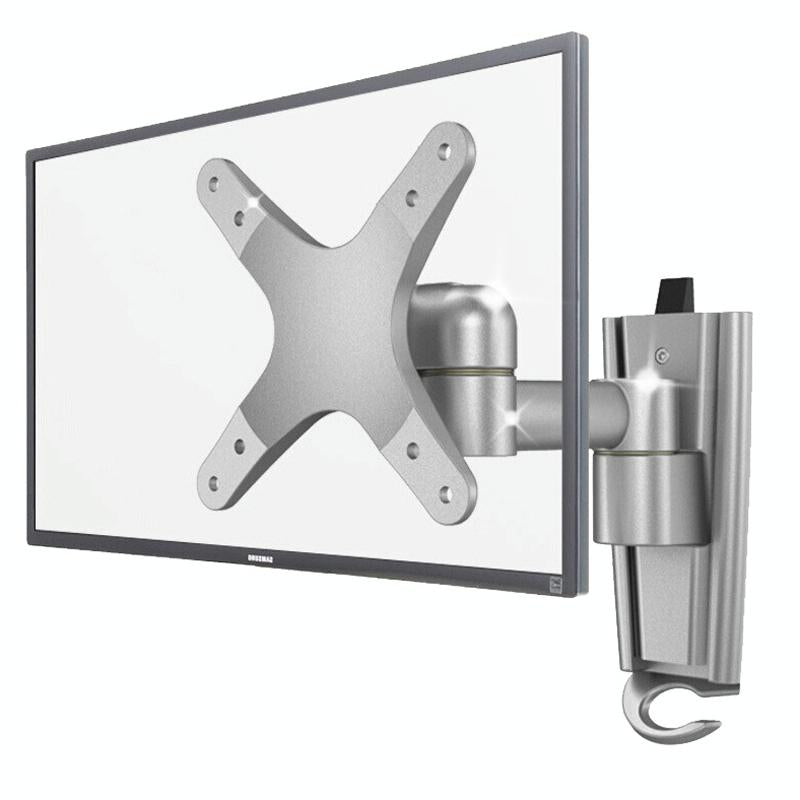 Quick Release Wall Mount for Computer Monitor | Silver Gray
