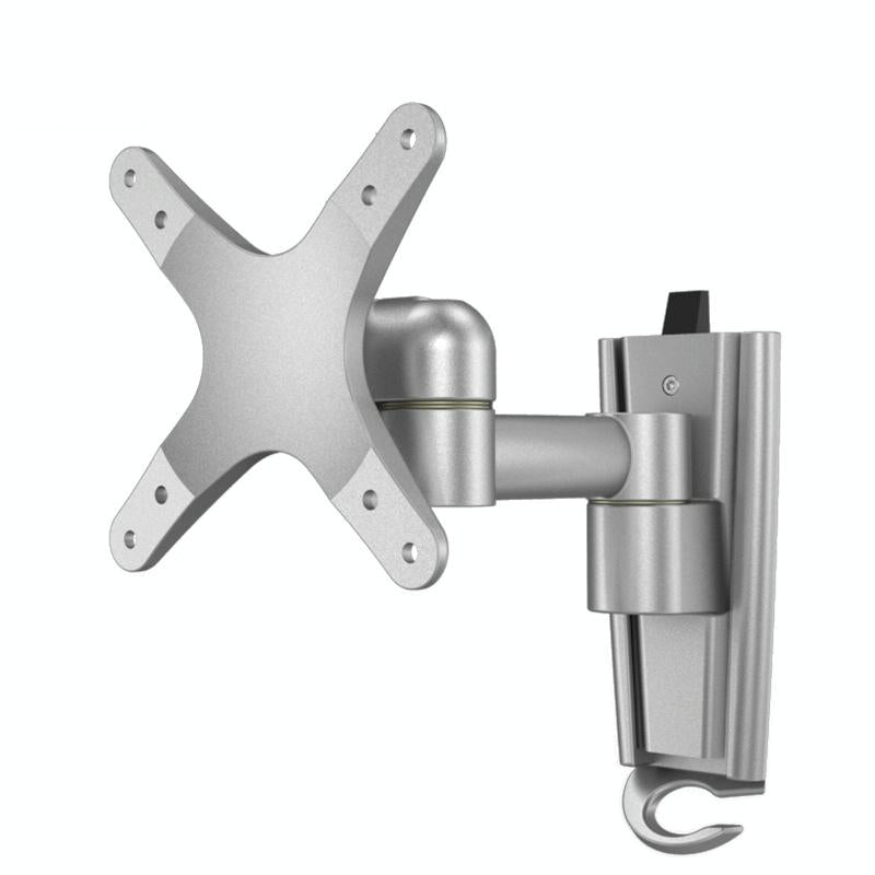 Quick Release Wall Mount for Computer Monitor | Silver Gray