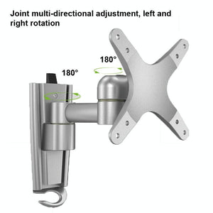 Quick Release Wall Mount for Computer Monitor | Silver Gray