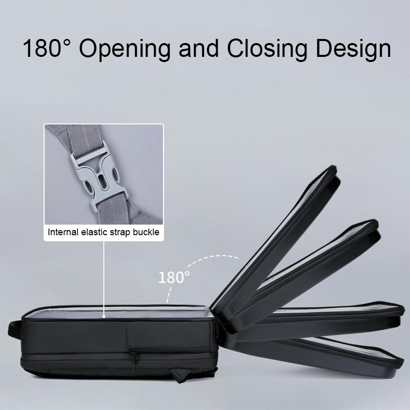 Waterproof Laptop Backpack | USB Port | Large Capacity | Light Grey