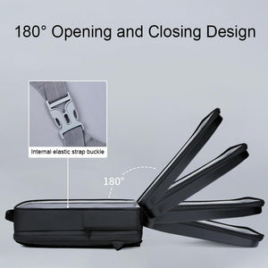 Waterproof Laptop Backpack | USB Port | Large Capacity | Light Grey