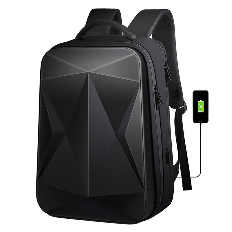 Waterproof Laptop Backpack | USB Port | Large Capacity | Light Grey