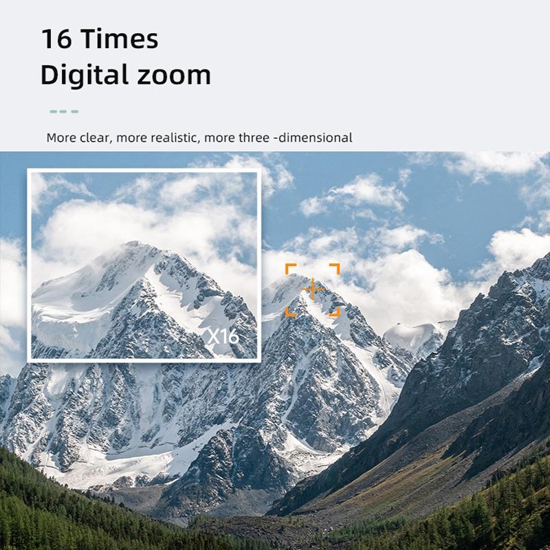 Portable 16X Zoom HD Digital Camera with 2.88 IPS Screen | Champagne Gold