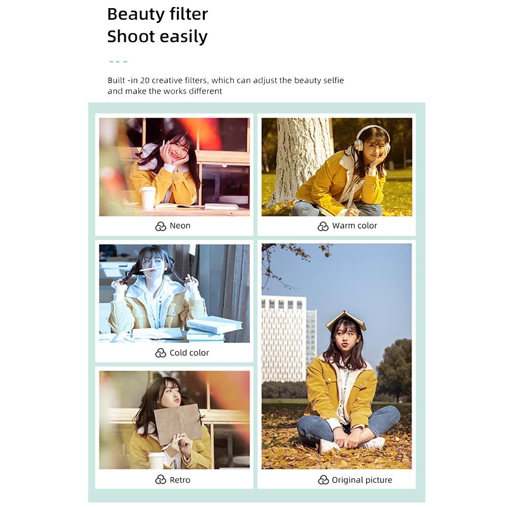 Portable 16X Zoom HD Digital Camera with 2.88 IPS Screen | Champagne Gold