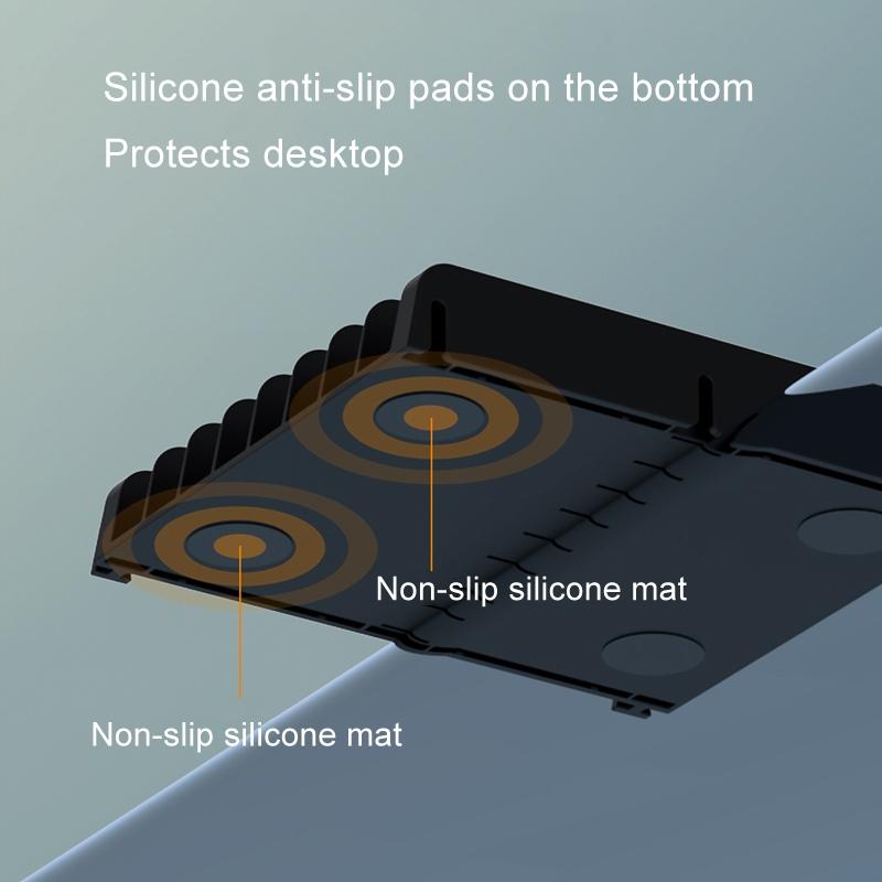 Desktop CD Storage Stand | Large Capacity | Black