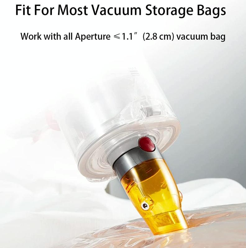 Universal Vacuum Suction Tip Adapter | For Dyson Vacs | Yellow