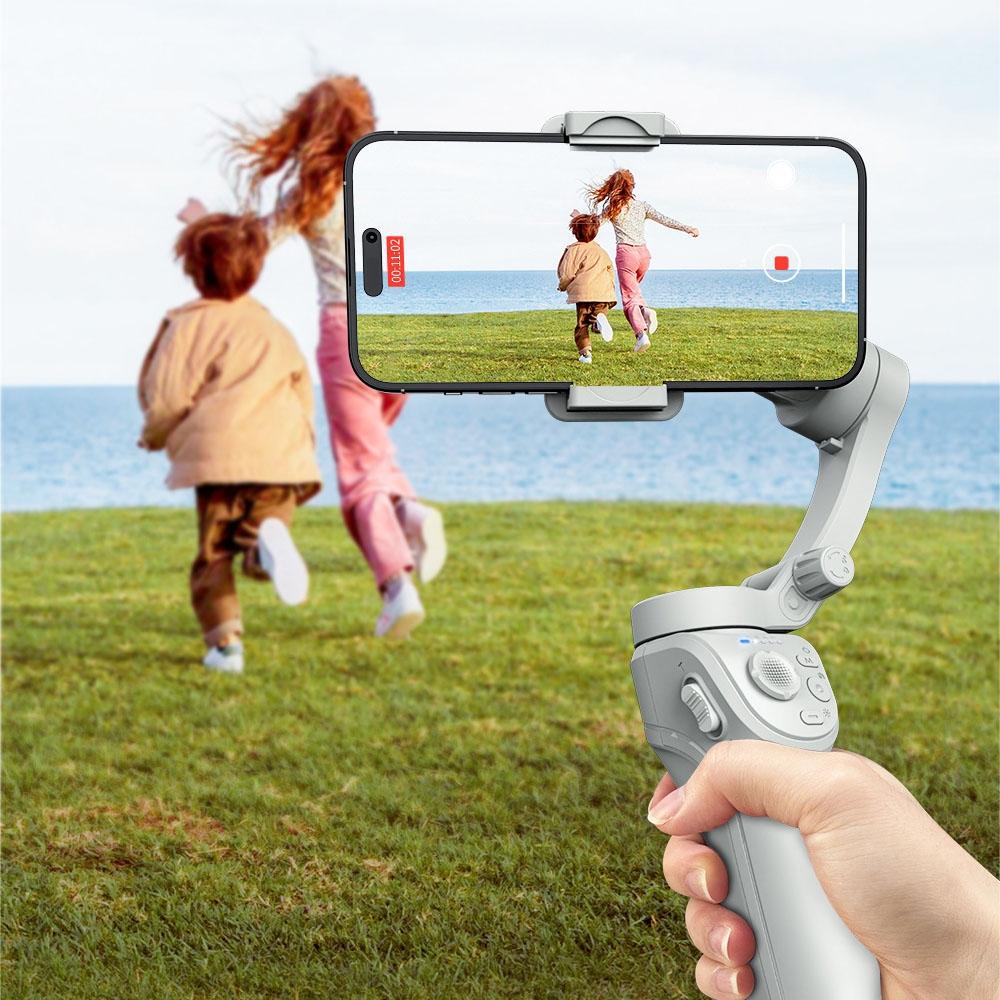 Three-Axis Handheld Gimbal for SF18 Phone | Anti-Shake | White