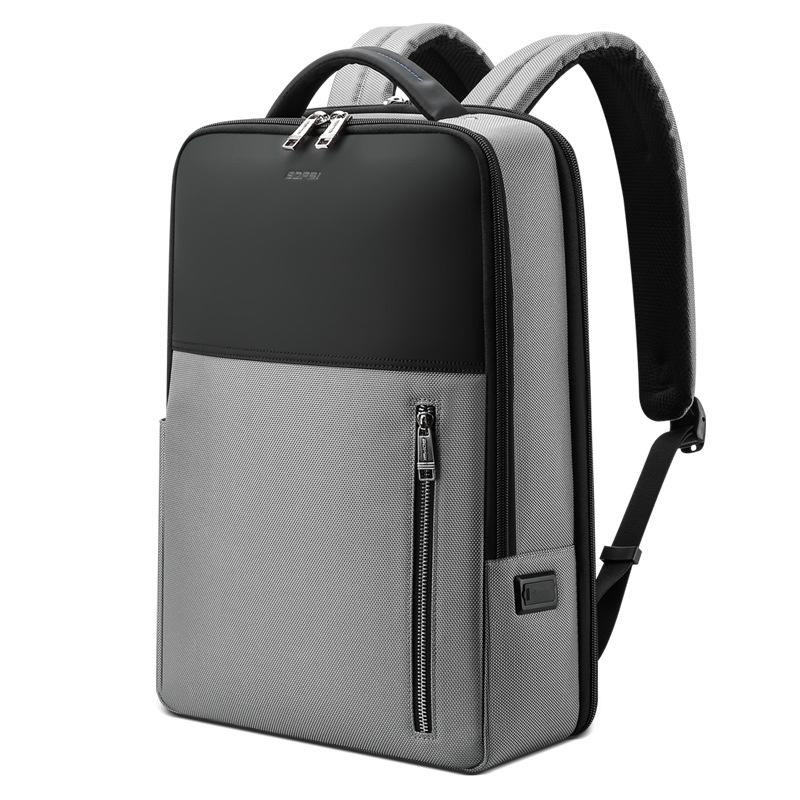 Multifunctional Anti-Theft Laptop Backpack | Silver Gray | USB Charging Hole | Secure Design