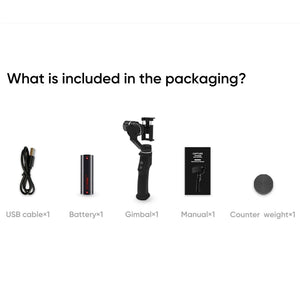 Capture1 Outdoor Video Gimbal Stabilizer | Black