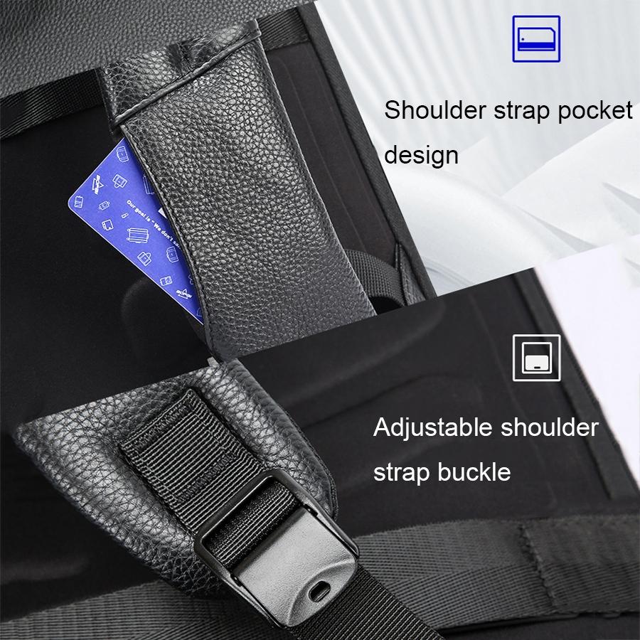 Multifunctional Anti-Theft Laptop Business Backpack | With USB Charging Hole | Black