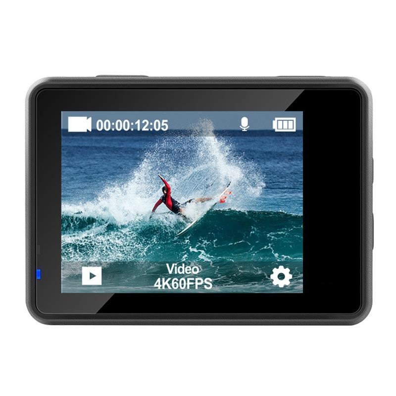 Outdoor Waterproof Dual-Screen WiFi Sports Camera with Anti-Shake HD Video