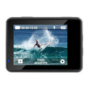Outdoor Waterproof Dual-Screen WiFi Sports Camera with Anti-Shake HD Video