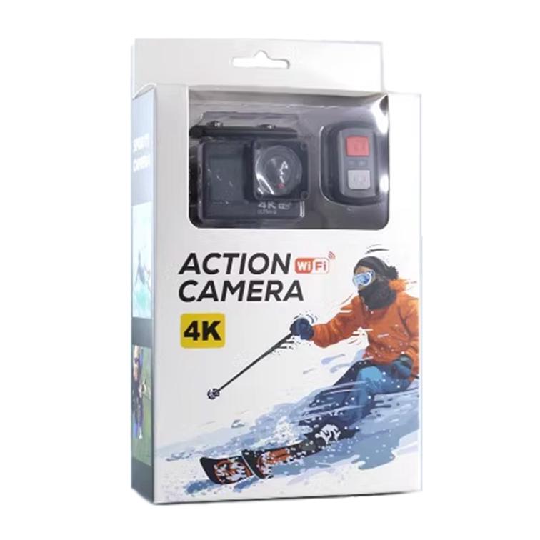 Outdoor Waterproof Dual-Screen WiFi Sports Camera with Anti-Shake HD Video