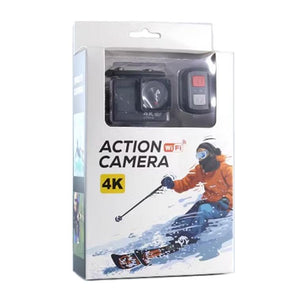 Outdoor Waterproof Dual-Screen WiFi Sports Camera with Anti-Shake HD Video