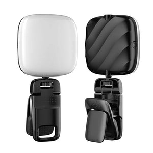 USB Charging LED Beauty Fill Light for Mobile Phone Live Camera | Black