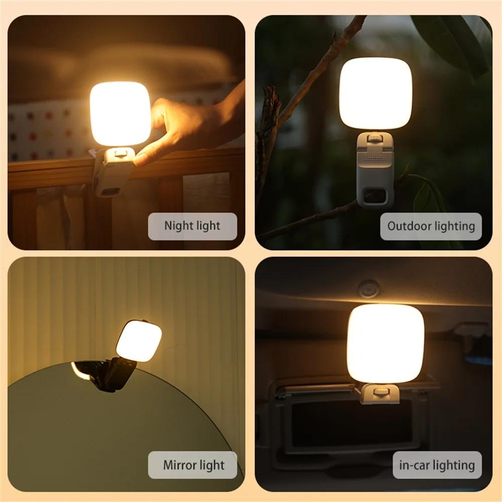 USB Charging LED Beauty Fill Light for Mobile Phone Live Camera | Black