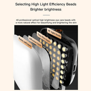 USB Charging LED Beauty Fill Light for Mobile Phone Live Camera | Black