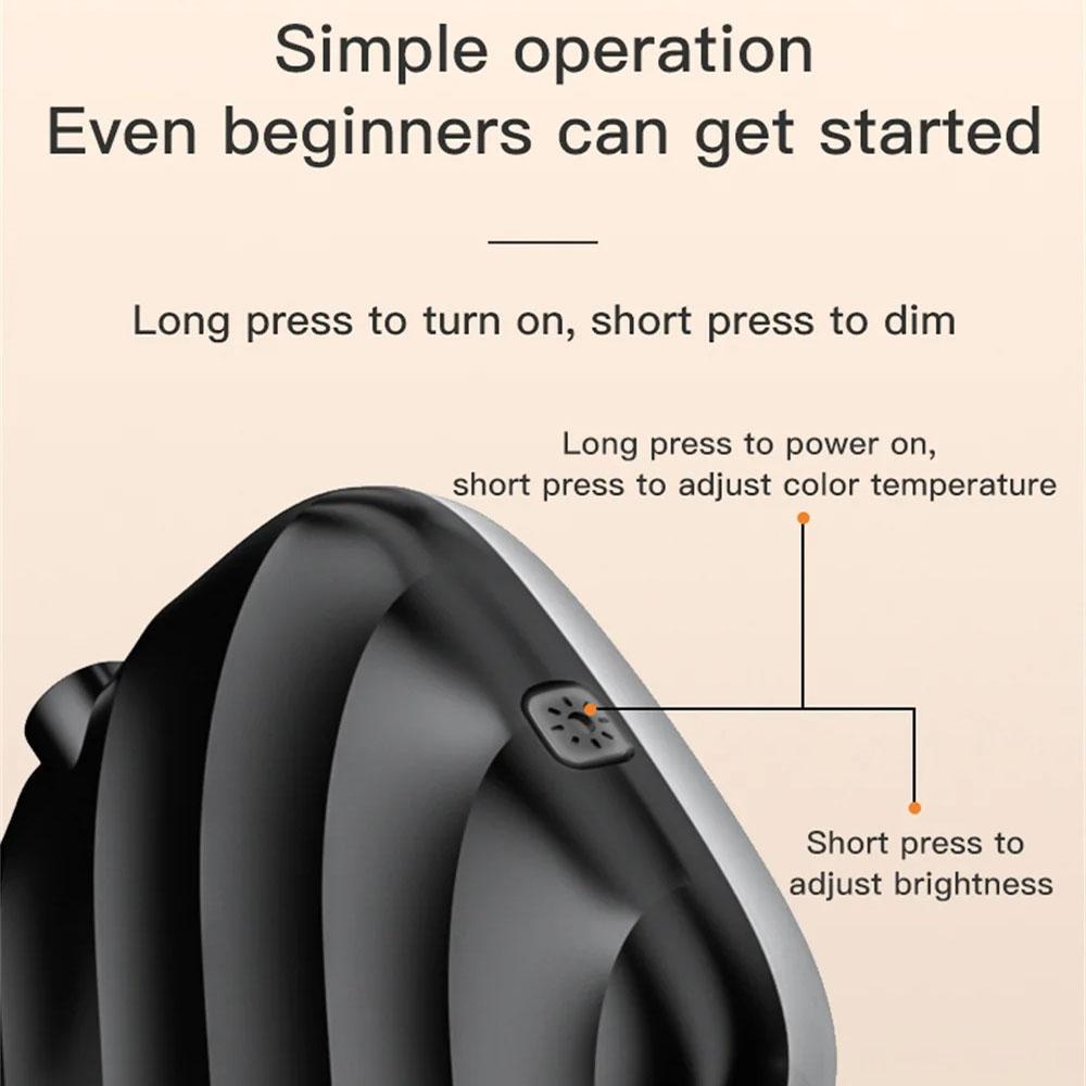 USB Charging LED Beauty Fill Light for Mobile Phone Live Camera | Black