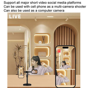 Smart HD Digital Camera with Touch Screen & Video Recording | Excludes Memory | Black