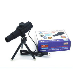USB Digital Telescope with Live Streaming and Playback | Black