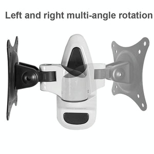 Universal Swivel Wall Mount for Computer Monitors | White