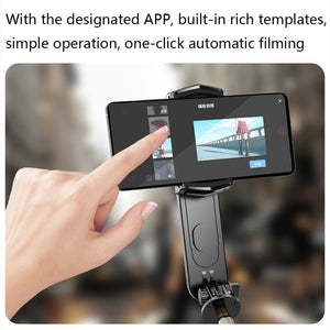Handheld Stabilizer with Removable Fill Light & App | Black