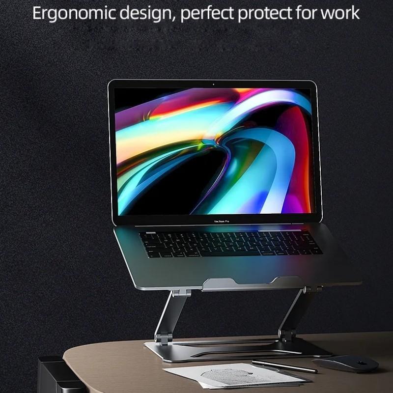 Aluminum Laptop Holder for 14-17.3 Inch Screens | Ergonomic Design