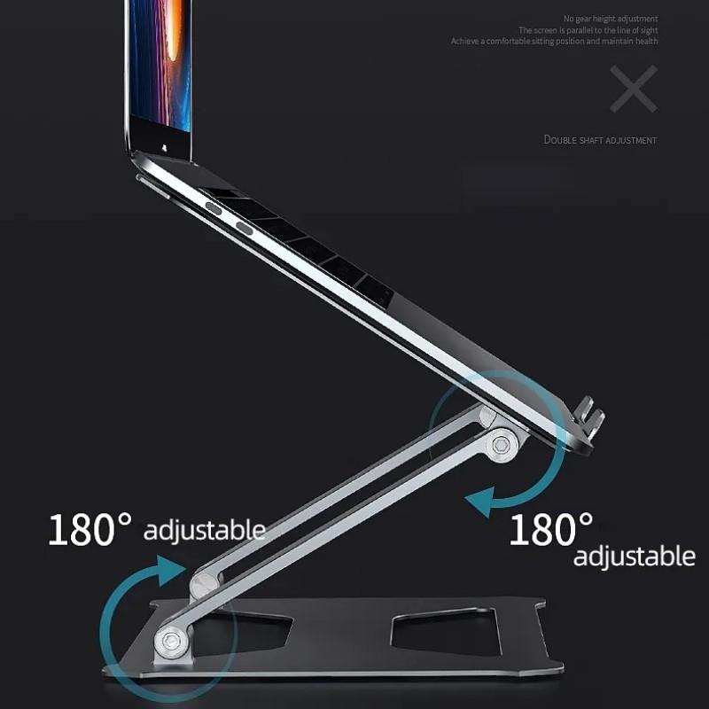 Aluminum Laptop Holder for 14-17.3 Inch Screens | Ergonomic Design