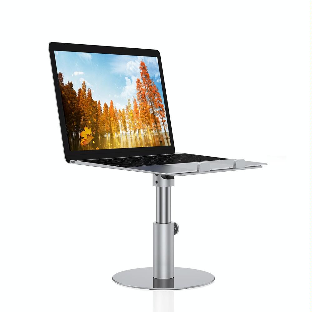 Silver 360° Rotating Aluminum Laptop Stand