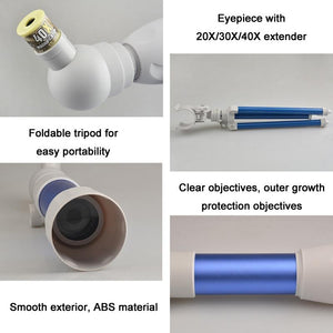 High-Definition Children’s Telescope | For Science Education | A Model | Red