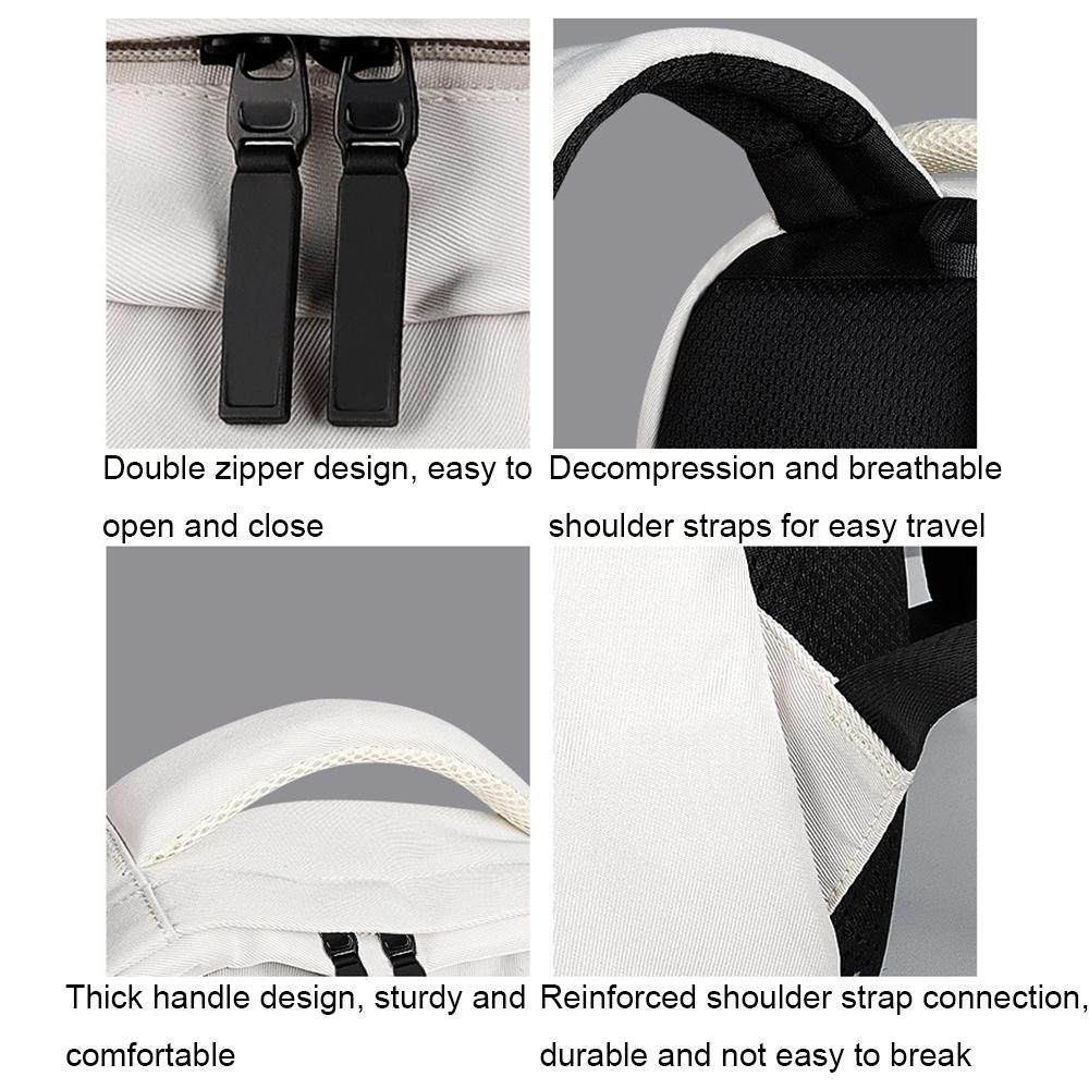 Waterproof Laptop Backpack | Large Capacity | Wear-Resistant | 13-15.4 Inches | Black