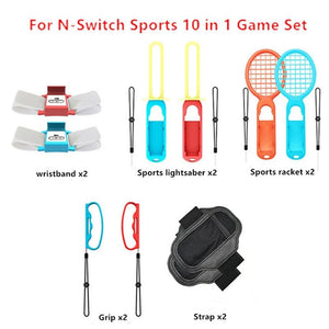Versatile Grip and Strap Set for Nintendo Switch | 10-in-1