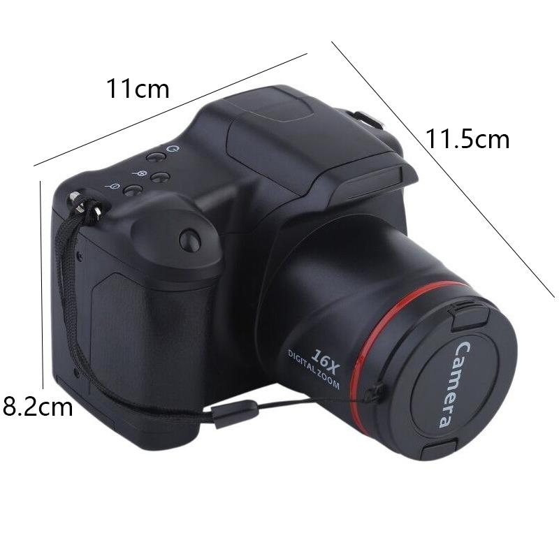 16X Zoom HD SLR Camera | Black