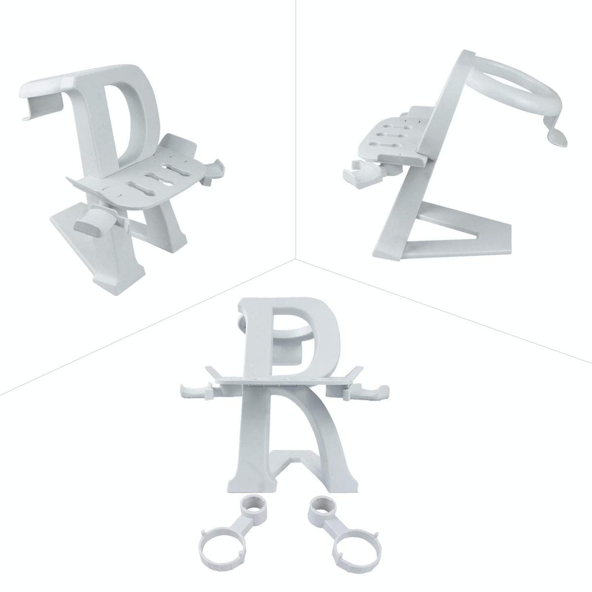 Universal VR Headset Stand for Meta Quest 2 | Display Your Device | Black