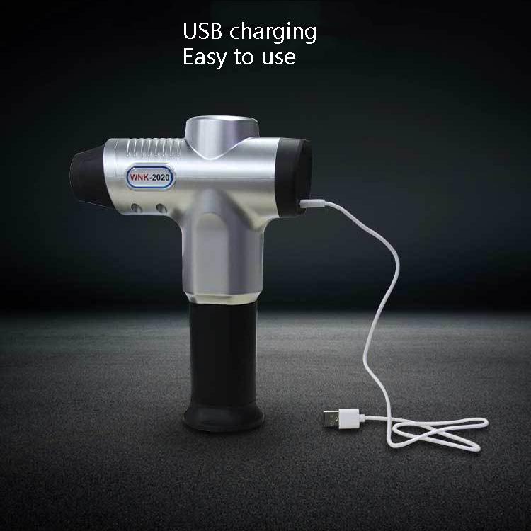 Portable Electric Massager for Muscle Relaxation and Fitness | Silver